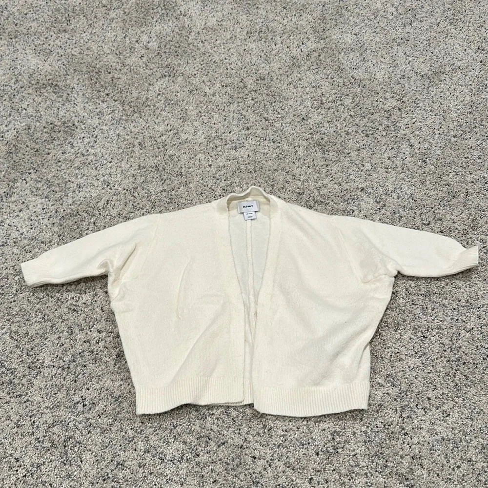 Old navy super soft cream cardigan